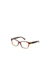 Jimmy Choo Eyewear Square Frame Glasses In Brown