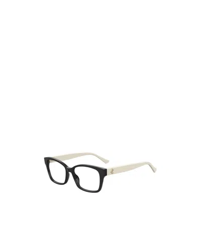 Jimmy Choo Eyewear Square Frame Glasses In Nude
