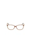Jimmy Choo Eyewear Square Frame Glasses In Pink
