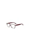 Jimmy Choo Eyewear Square Frame Glasses In Red