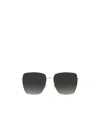 Jimmy Choo Eyewear Square Frame Sunglasses In Black