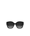 Jimmy Choo Eyewear Square-frame Sunglasses In Black