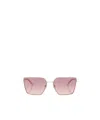 Jimmy Choo Eyewear Square Frame Sunglasses In Brown