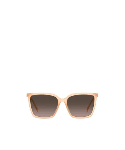Jimmy Choo Eyewear Square Frame Sunglasses In Brown
