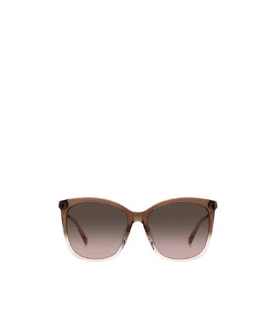 Jimmy Choo Eyewear Square-frame Sunglasses In Brown