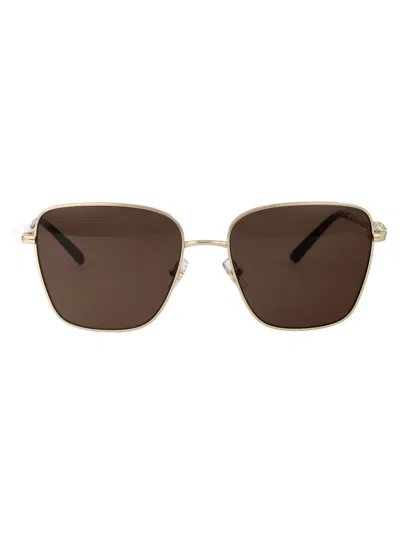 Jimmy Choo Eyewear Square Frame Sunglasses In Gold