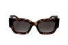 JIMMY CHOO JIMMY CHOO EYEWEAR SQUARE FRAME SUNGLASSES