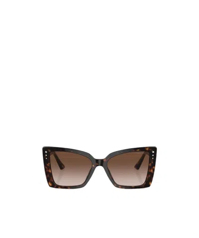 JIMMY CHOO JIMMY CHOO EYEWEAR SQUARE FRAME SUNGLASSES
