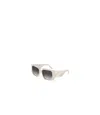 Jimmy Choo Eyewear Square Frame Sunglasses In Nude