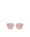 Jimmy Choo Sonnenbrille Mit Eckigem Gestell In Nude