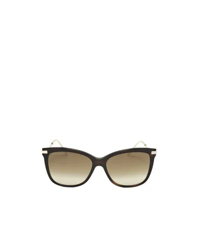 Jimmy Choo Eyewear Steff Cat-eye Frame Sunglasses In Nude