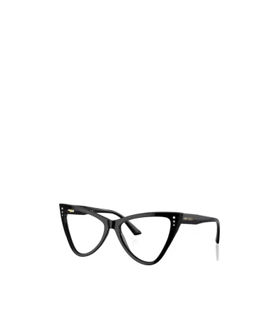 JIMMY CHOO JIMMY CHOO EYEWEAR TRIANGLE FRAME GLASSES