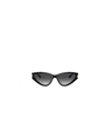 Jimmy Choo Eyewear Triangle Frame Sunglasses In Black