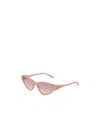 Jimmy Choo Eyewear Triangle Frame Sunglasses In Pink