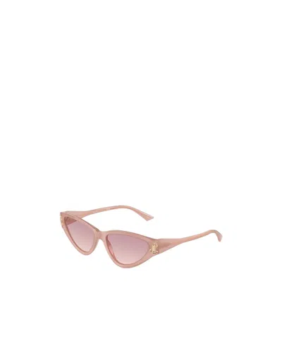 Jimmy Choo Eyewear Triangle Frame Sunglasses In Pink