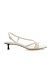 Jimmy Choo Farris Leather Sandals In Neutral