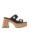 Jimmy Choo Fayence Dual-grip Platform Slide Sandals In Black