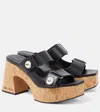 Jimmy Choo Fayence Dual-grip Platform Slide Sandals In Black