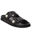 Jimmy Choo Fayence Pearl-embellished Sandals In Black