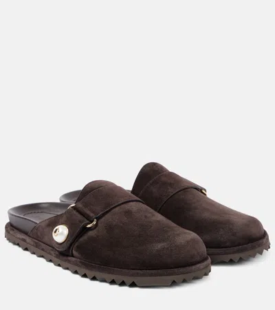 Jimmy Choo Fayence Leather Sandals In Brown