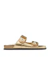 JIMMY CHOO FAYENCE LEATHER SANDALS