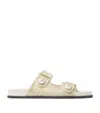 Jimmy Choo Fayence Leather Sandal In Gold