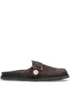 Jimmy Choo Fayence Mules In Braun