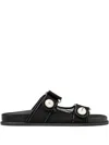 Jimmy Choo Fayence Pearl-embellished Sandals