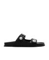 Jimmy Choo Fayence Pearl-embellished Sandals In Black