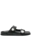 Jimmy Choo Women Fayence Patent Leather Sandals In Black