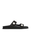 Jimmy Choo Fayence Pearl-embellished Sandals In Black