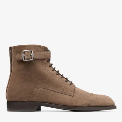 Jimmy Choo Finnion Lace Up Boot In Oak