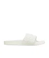 Jimmy Choo Fitz Pearl-embellished Slide Sandals In White