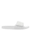 Jimmy Choo Fitz Pearl-embellished Slide Sandals In White