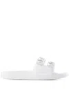 Jimmy Choo Fitz Slides In White