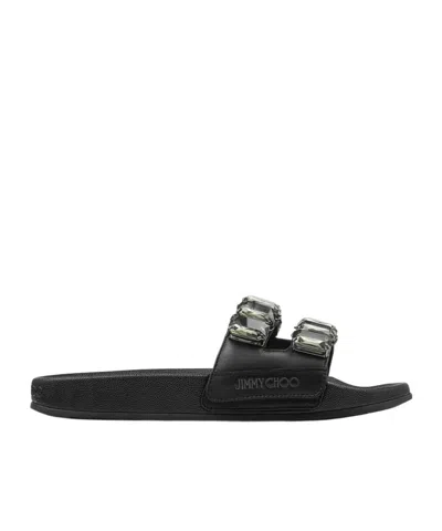 Jimmy Choo Fitz/crystal In Black