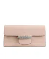 Jimmy Choo Flap-over Shoulder Bag In Pink