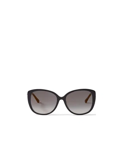 Jimmy Choo Flash Cat-eye Sunglasses In Gray