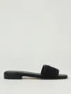 Jimmy Choo Round Toe Leather Sandals