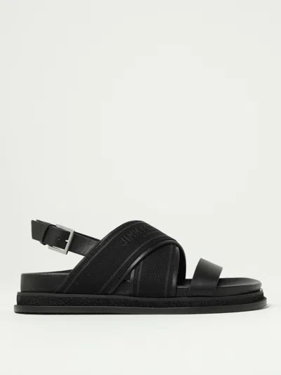 Jimmy Choo Flat Sandals  Woman Color Black