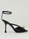 Jimmy Choo Flat Sandals  Woman Color Black In Black