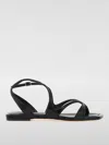 Jimmy Choo Ayla Flat Sandals In Schwarz