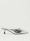 Jimmy Choo Flat Sandals  Woman Color Silver In Silver