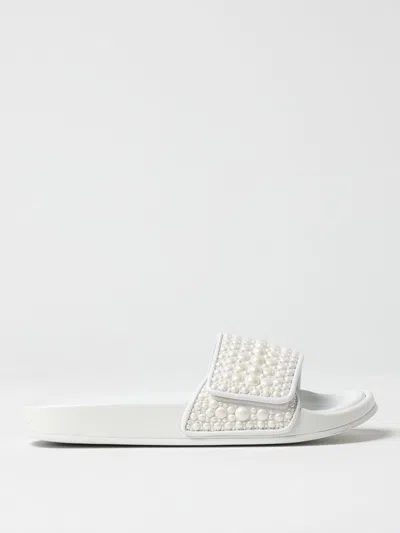 Jimmy Choo Flat Sandals  Woman Color White