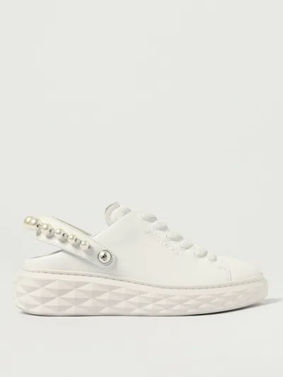 Jimmy Choo Flat Sandals  Woman Color White