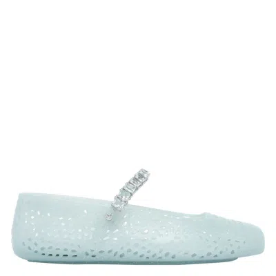 Jimmy Choo The Jelly Flats In Blue