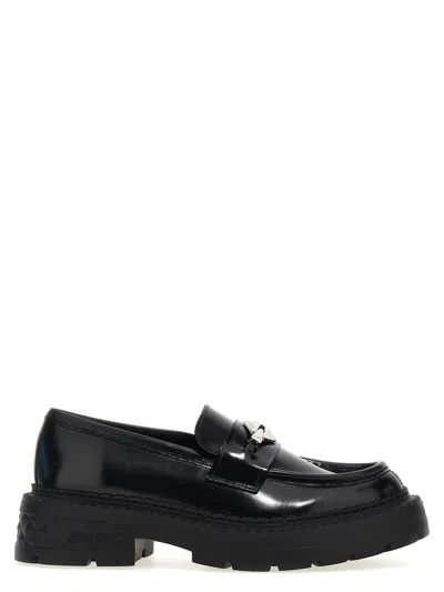 Jimmy Choo Flat Shoes In Black