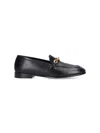 Jimmy Choo Tilda Leather Loafers In Black