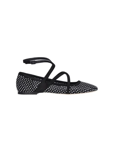 Jimmy Choo Flat Shoes In Black