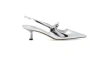 Jimmy Choo Didi Metallic Mary Jane Slingback Pumps In Silver